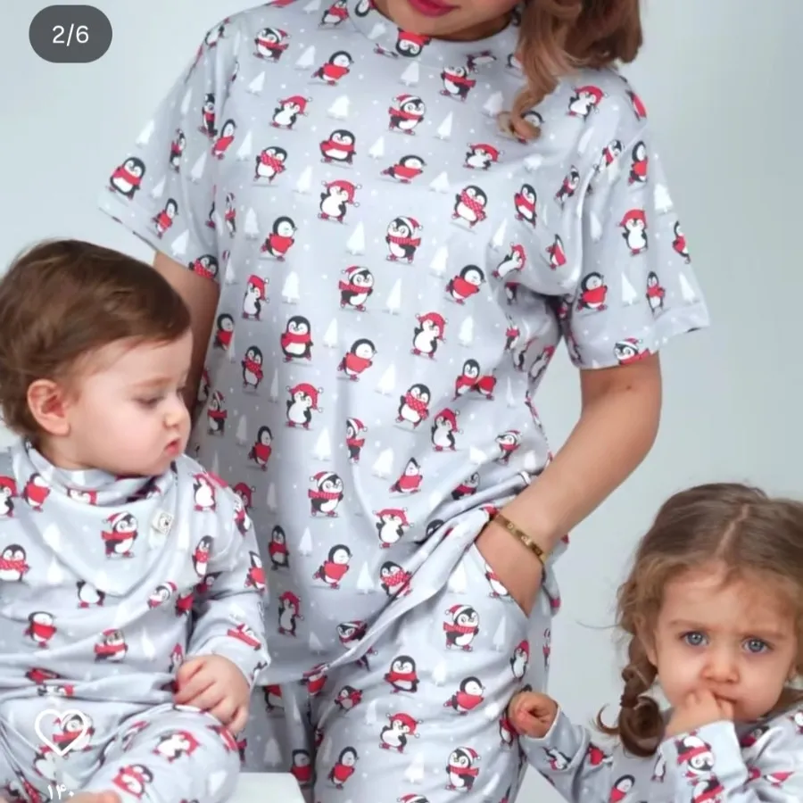 ست تیشرت شلوار نخ پنبه