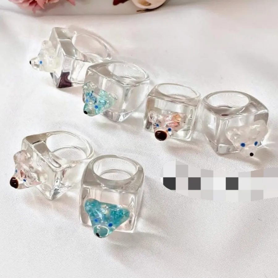 انگشتر تدی کریستالی