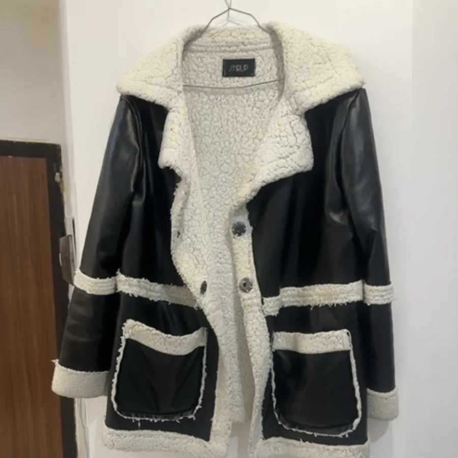 کاپشن چرم تو کرکی