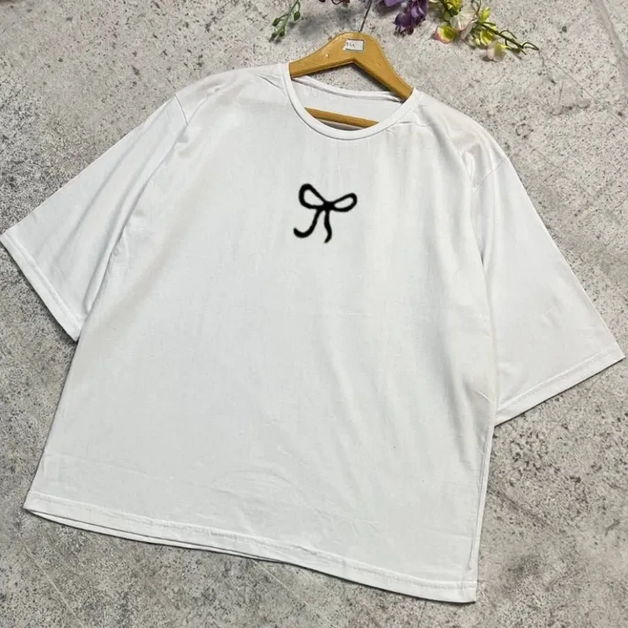 تیشرت باکسی نخ پنبه 100٪