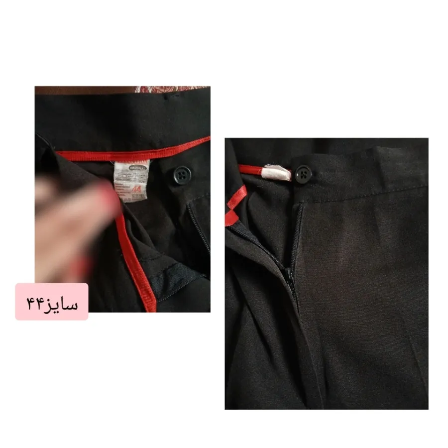 شلوار زنانه کرپ مشکی
