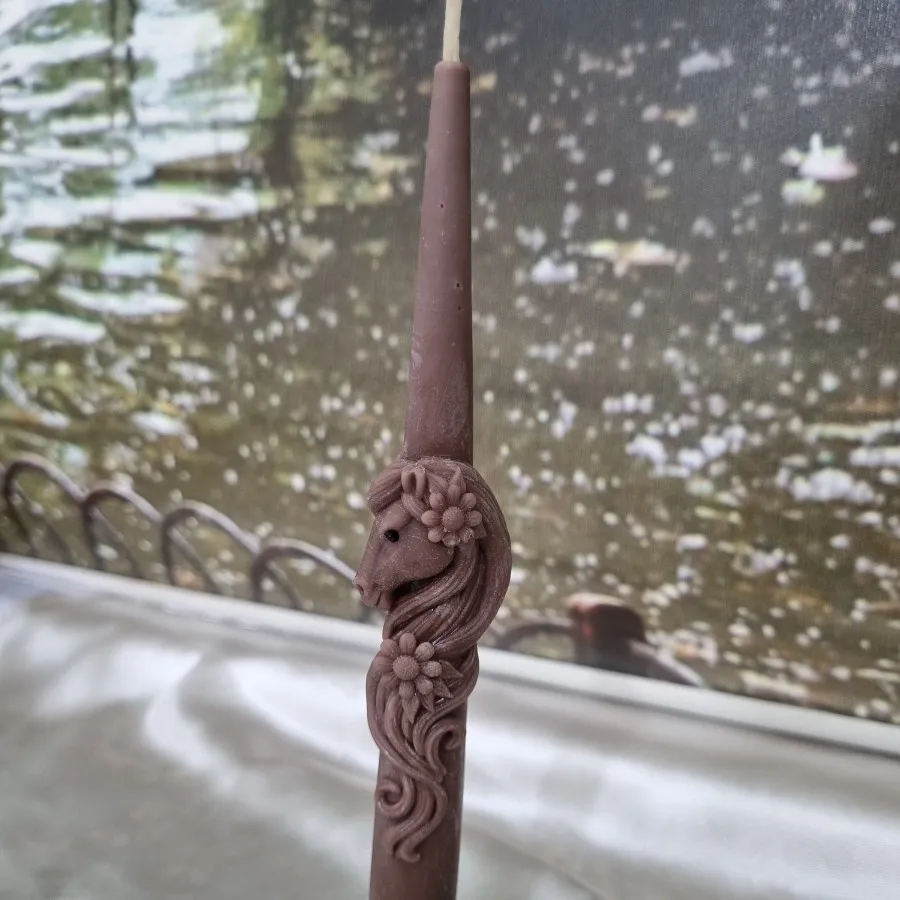 شمع قلمی 20 سانتی اسب