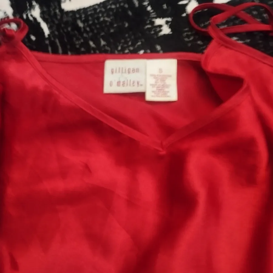 لباس خواب خارجی ساتن قرمز