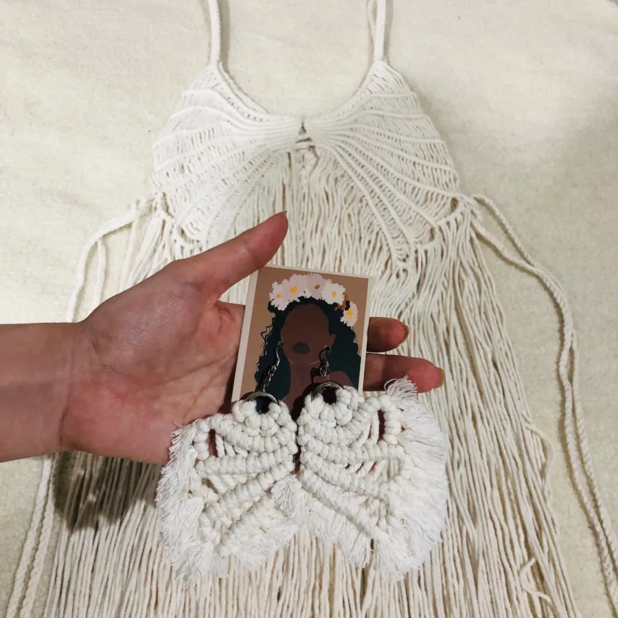 پیراهن مکرومه بوهو