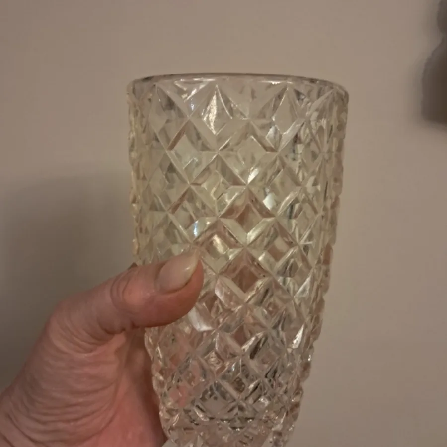 گلدان کریستال قدیمی