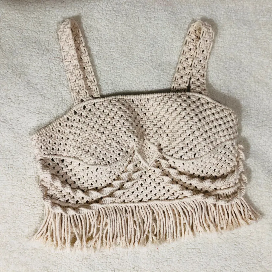 کراپ تاپ و شلوار مکرمه