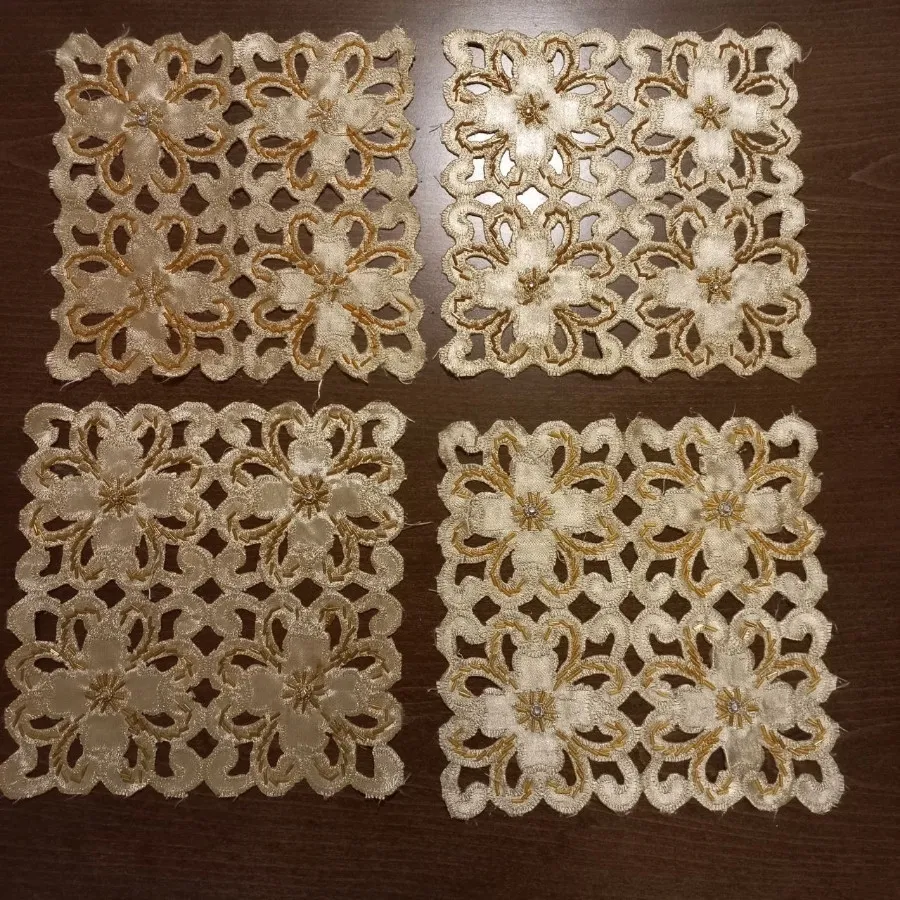 رومیزی کار شده 7 تیکه