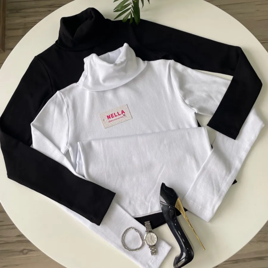 بلوز آستین بلند یقه اسکی