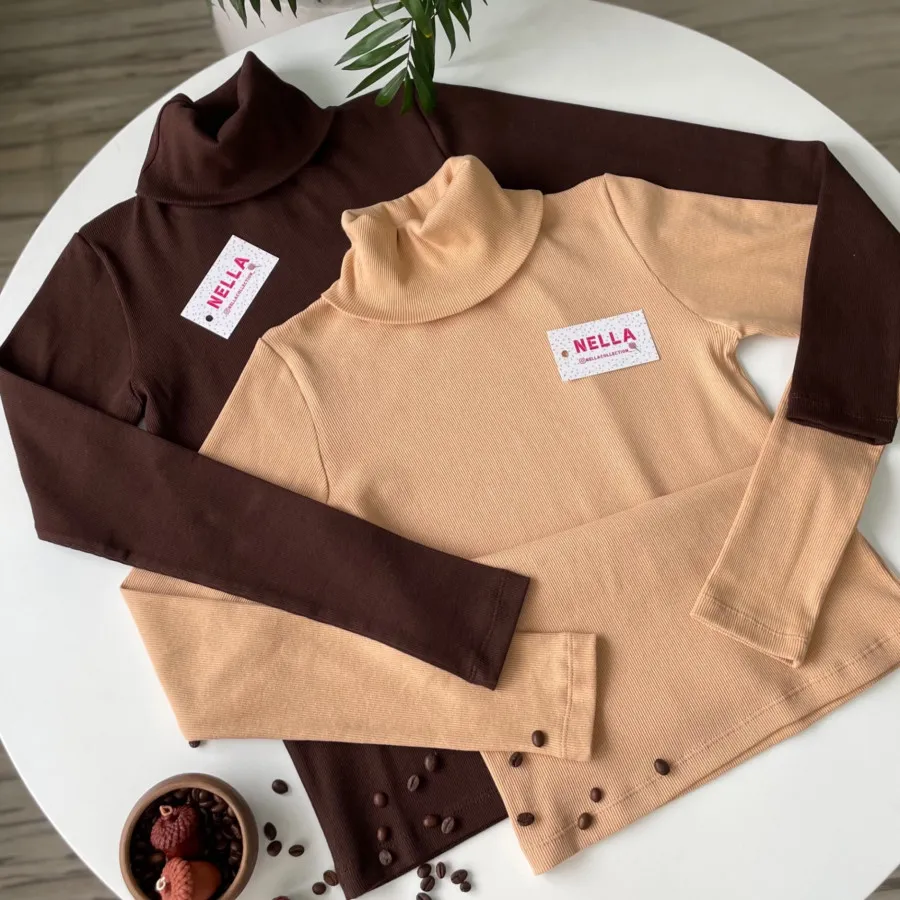 بلوز آستین بلند یقه اسکی