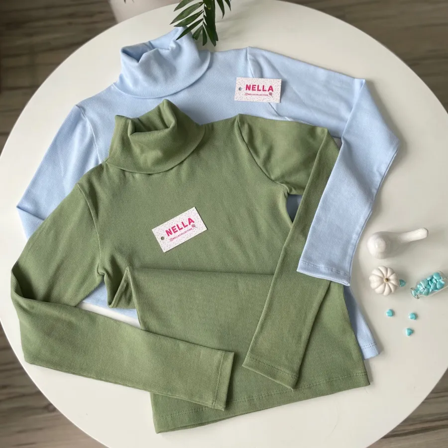 بلوز آستین بلند یقه اسکی