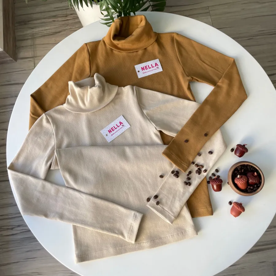 بلوز آستین بلند یقه اسکی