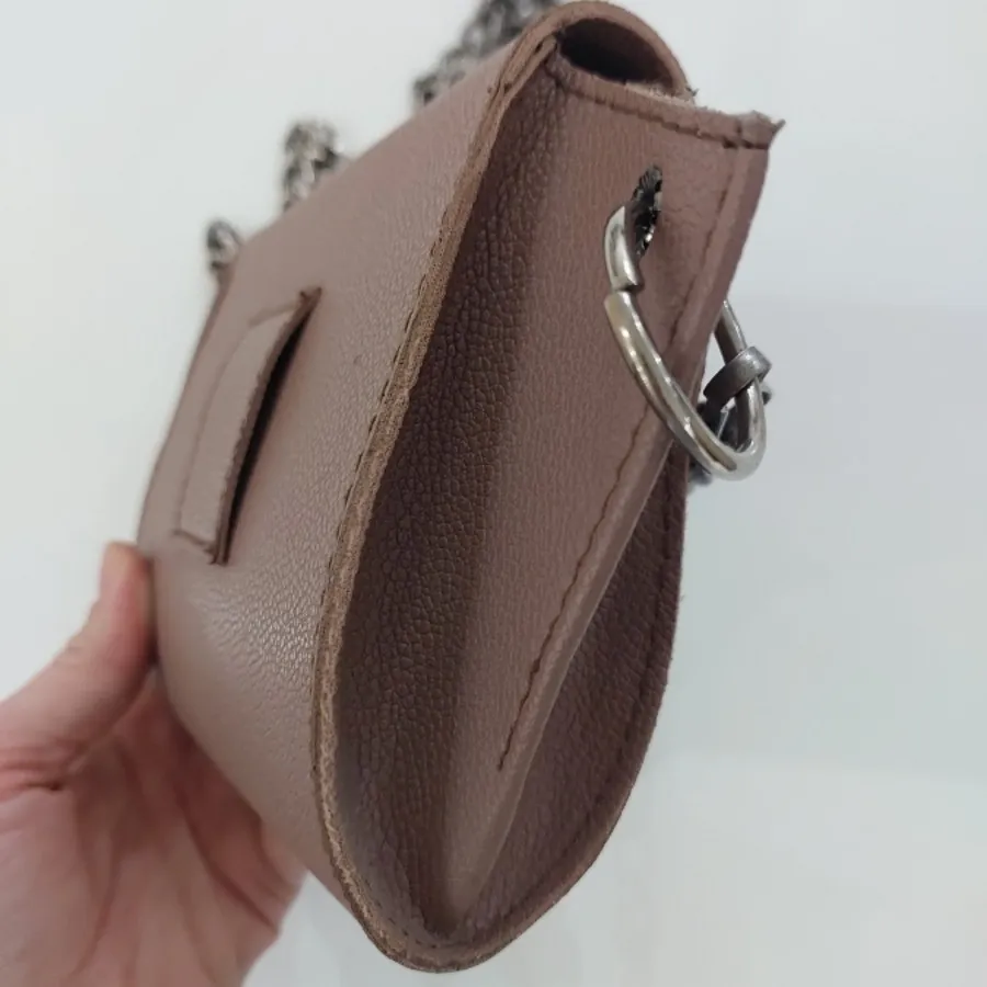 کیف چرم رنگ نود