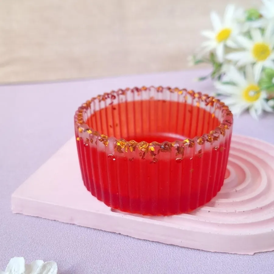 شات شمع رزینی شیاردار