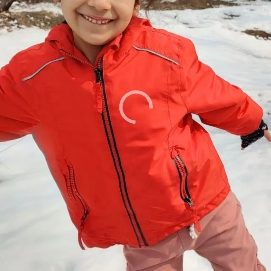 کاپشن قرمز برند