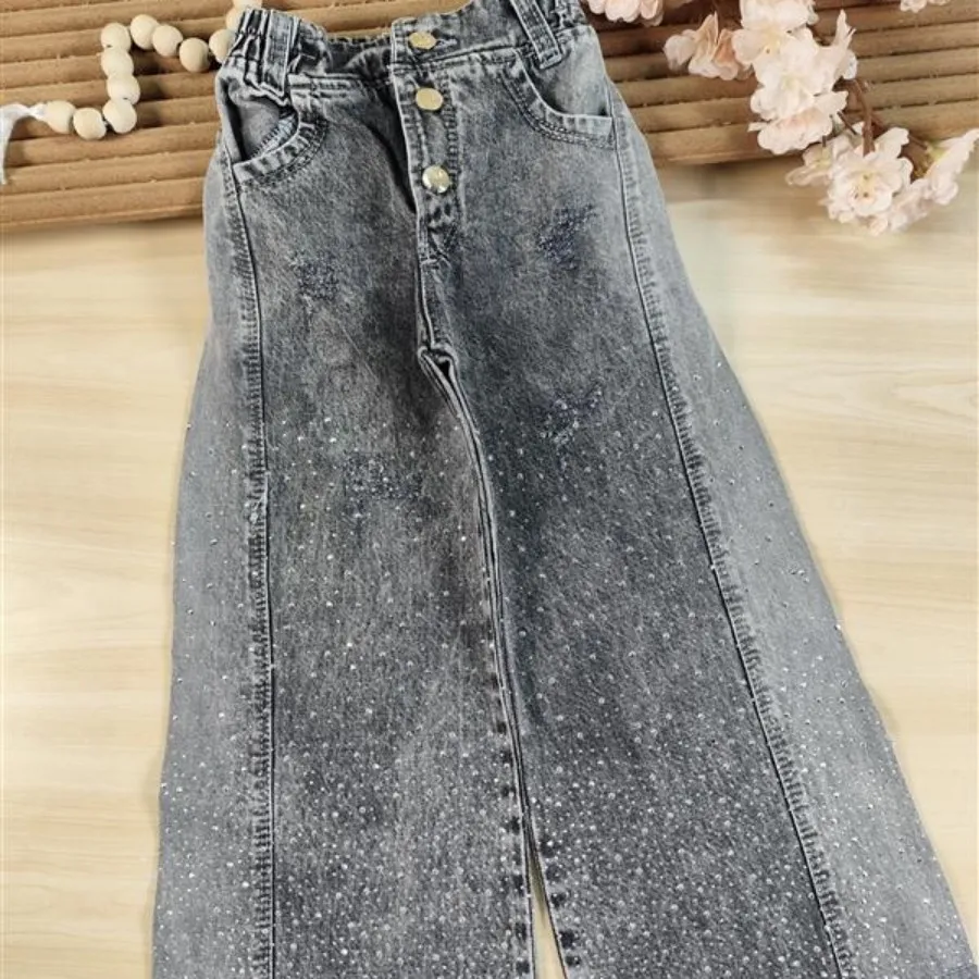 شلوار شافل فول نگینی دمپا