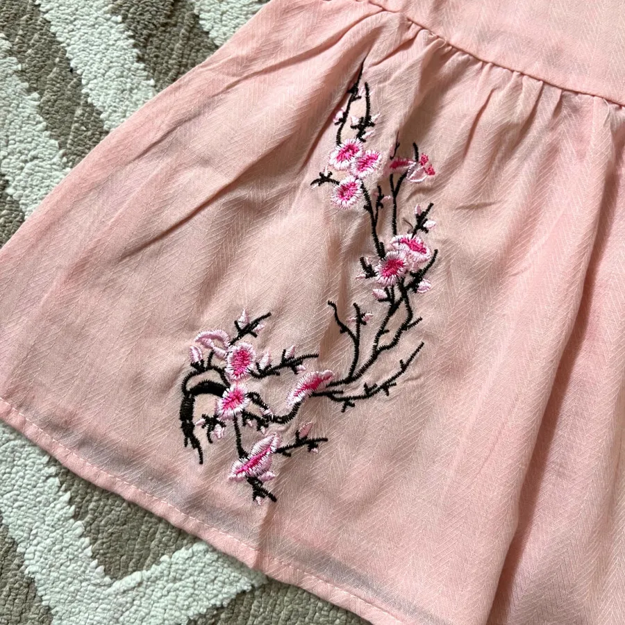 پیراهن دخترونه گلدوزی