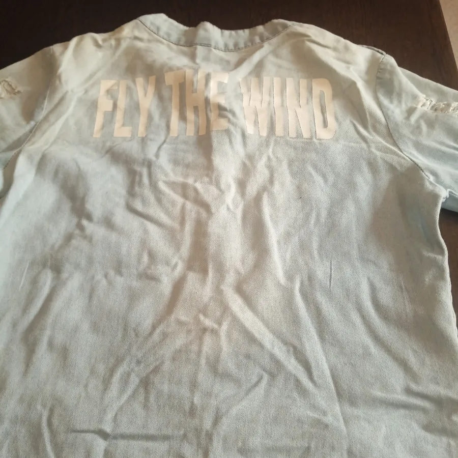 مانتو جین زاپ دار