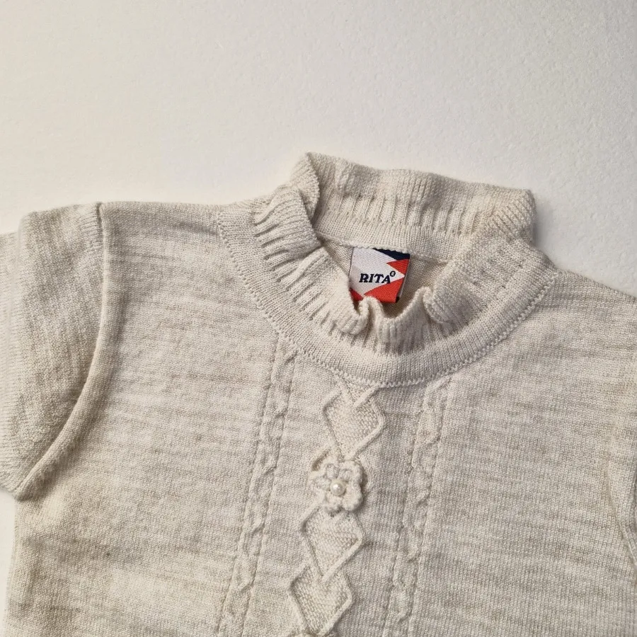 بلوز بافت یقه اسکی بچگانه