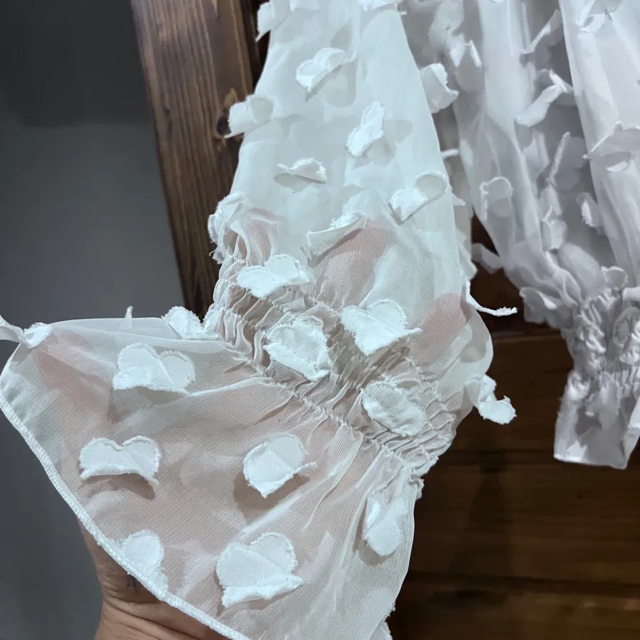 شومیز گل برجسته ترک