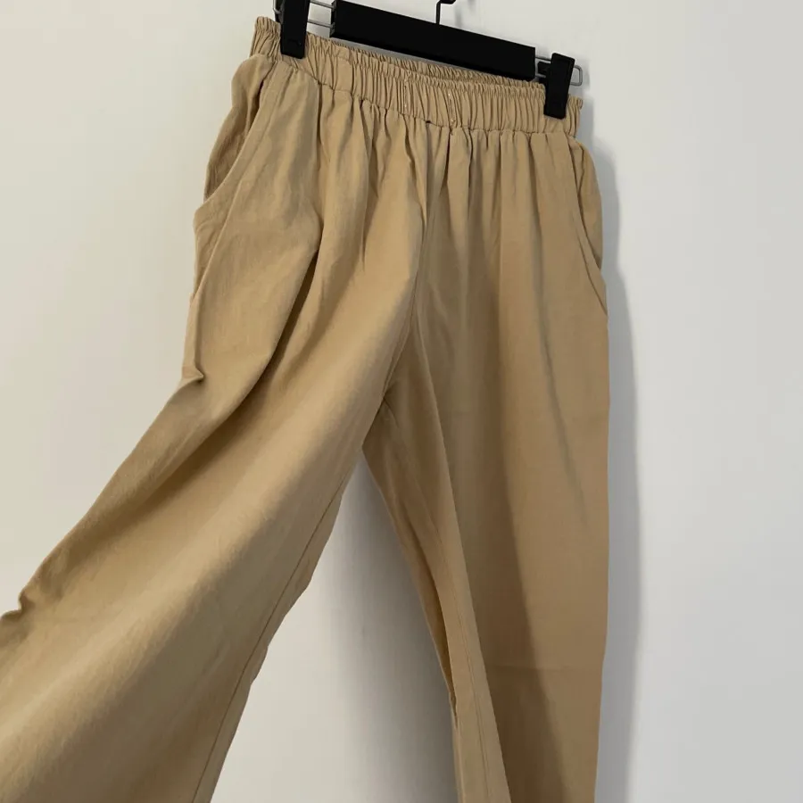 شلوار لینن نخ