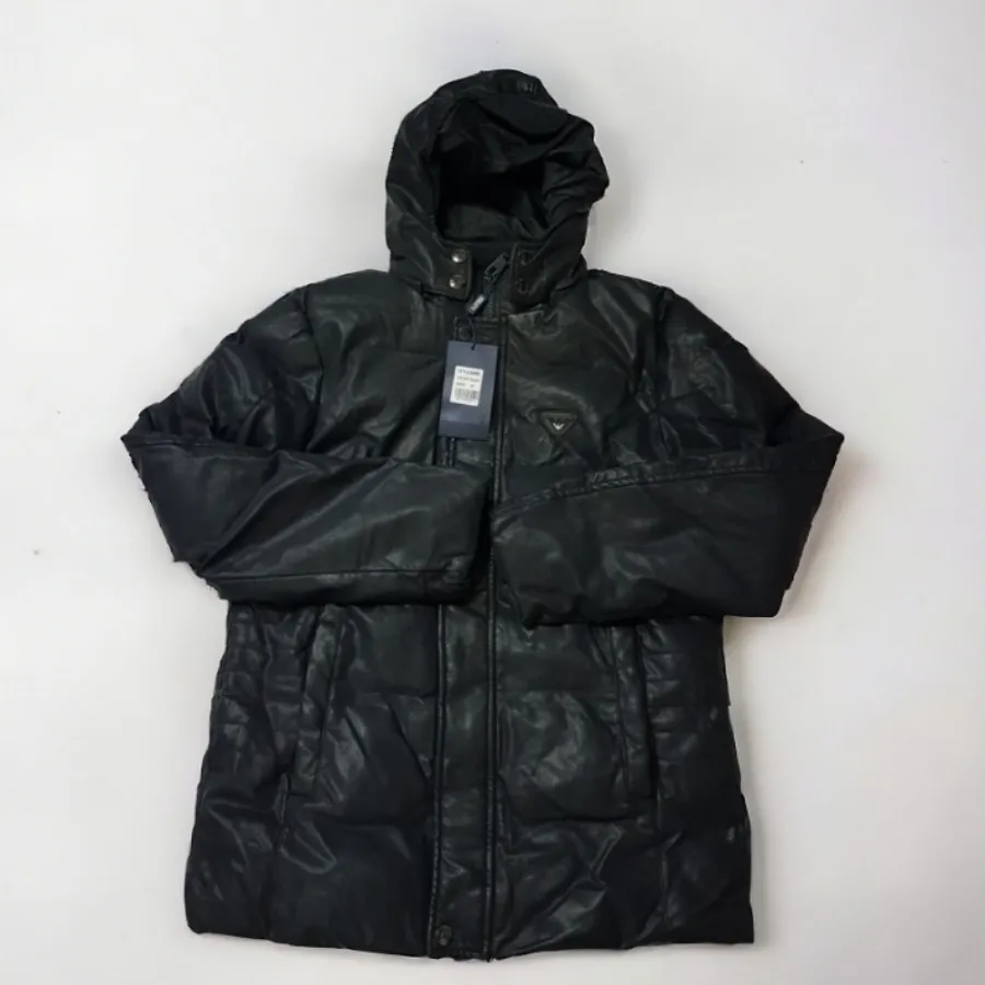 کاپشن ضخیم چرم گوشتی