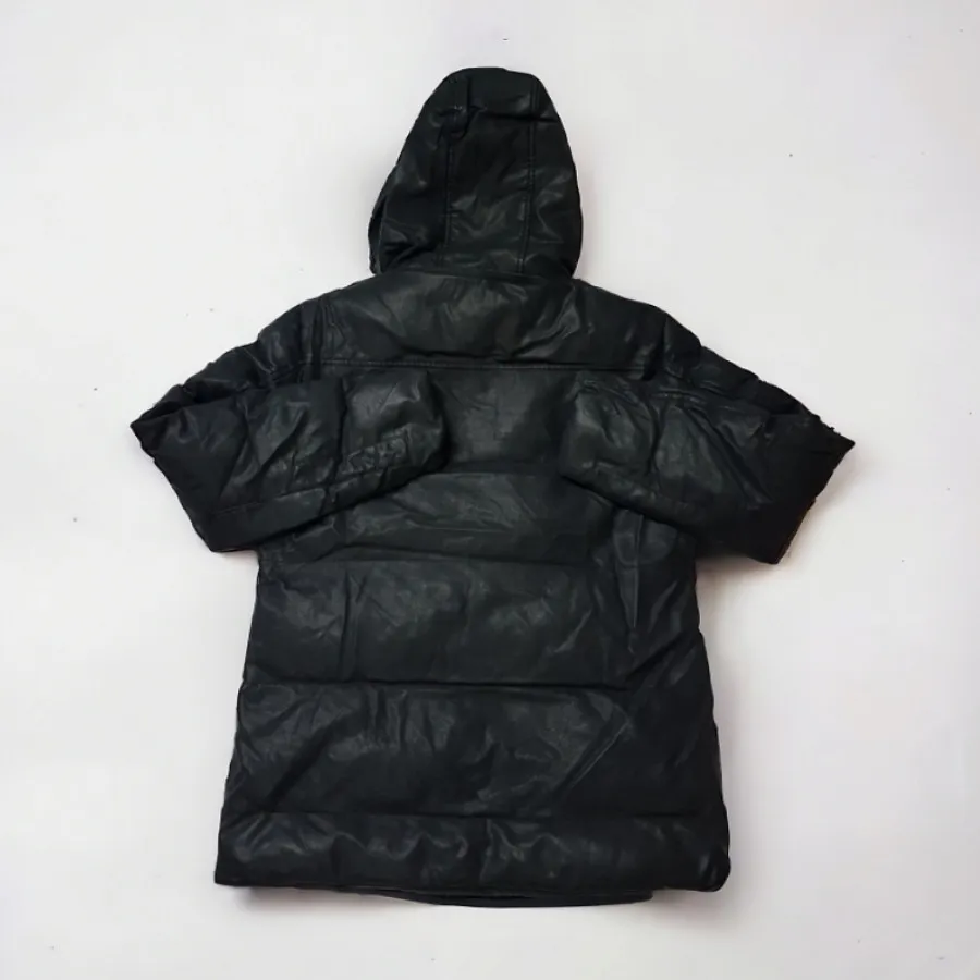 کاپشن ضخیم چرم گوشتی