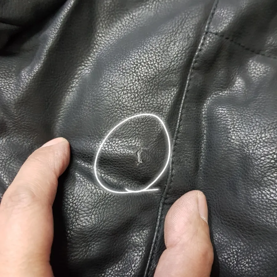 کاپشن ضخیم چرم گوشتی