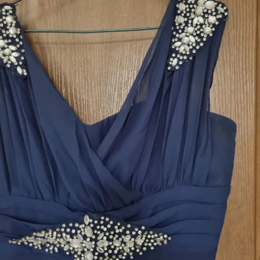 پیراهن مجلسی سورمه ای