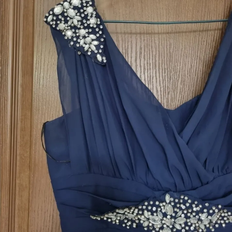 پیراهن مجلسی سورمه ای