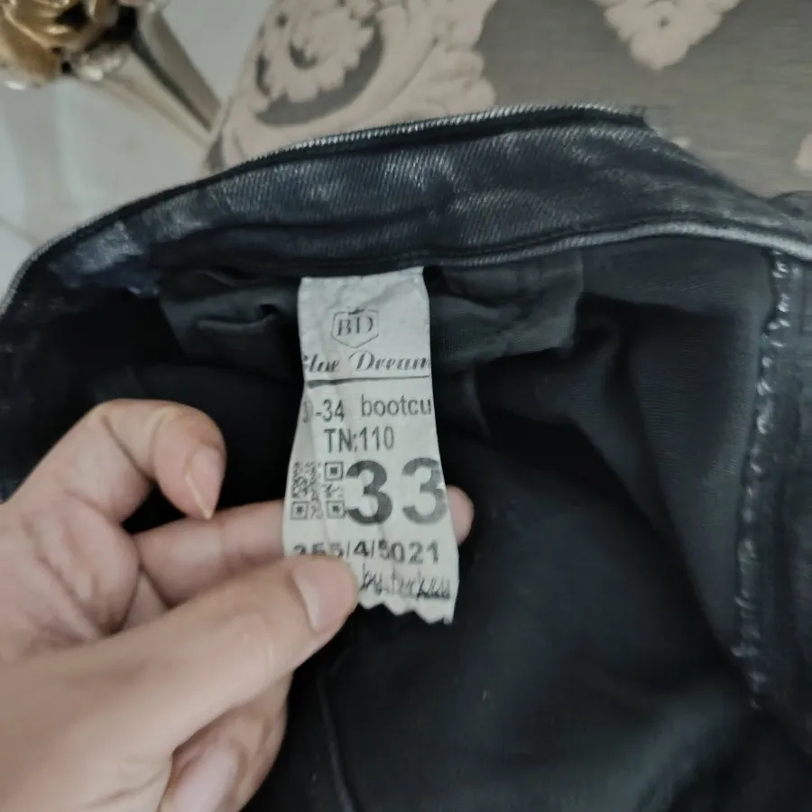 شلوار بوتکات زغالی ترک