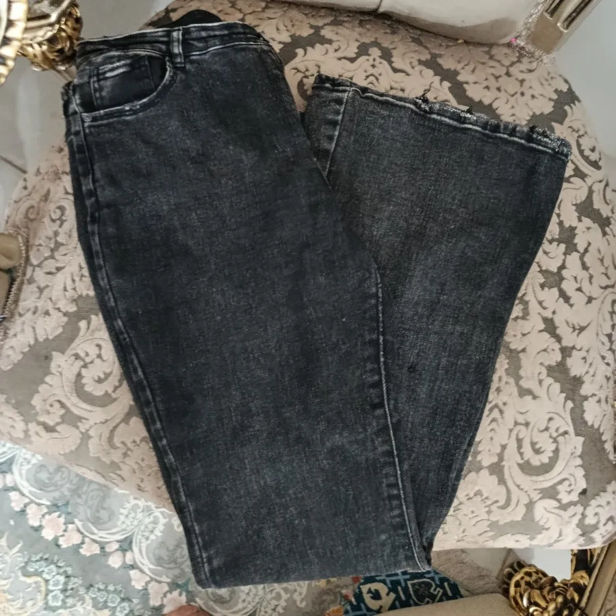 شلوار بوتکات زغالی ترک