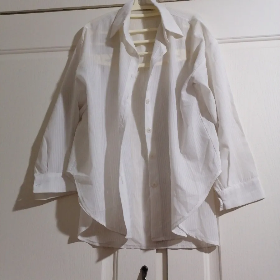 مانتو شومیزی حریر سفید