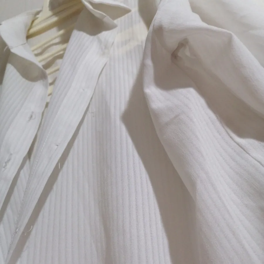 مانتو شومیزی حریر سفید