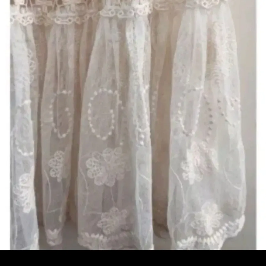 پیراهن خامه دوزی سفید