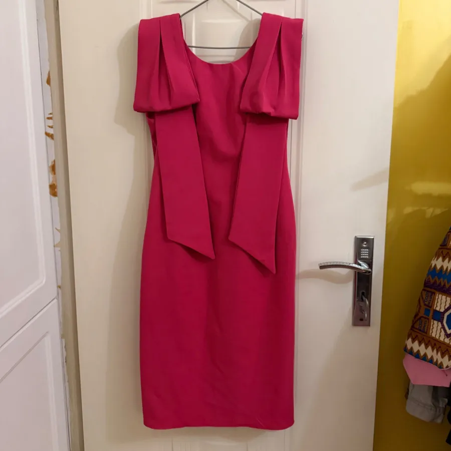 پیراهن مجلسی سرخابی