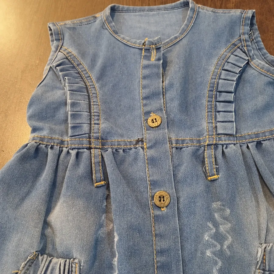 پیراهن جین دخترانه