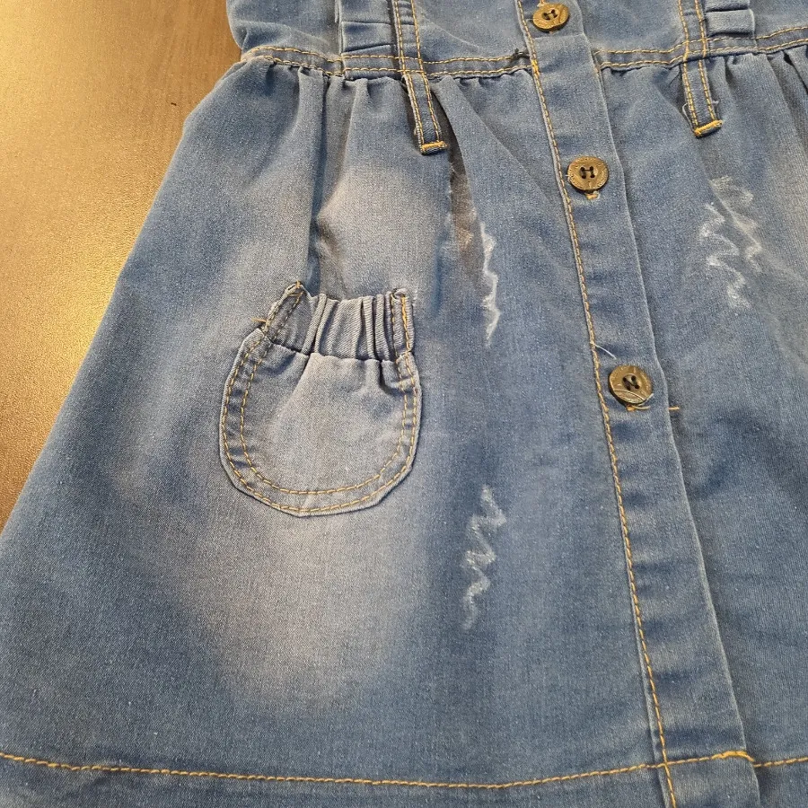 پیراهن جین دخترانه