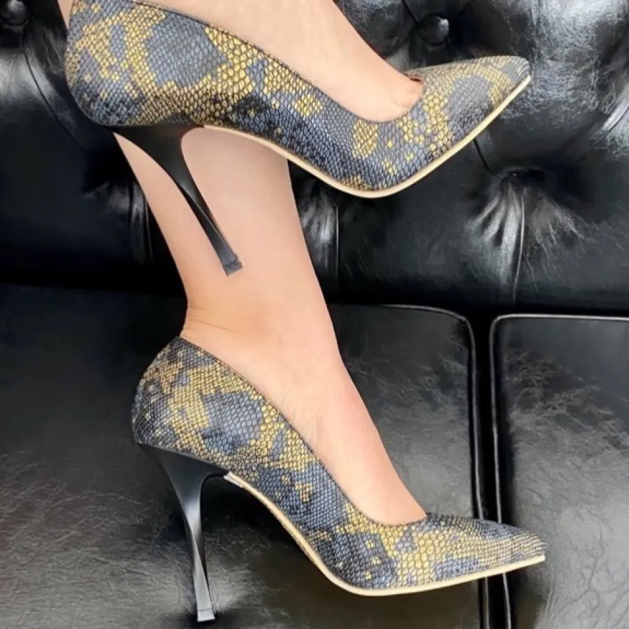 کفش استلتتو پوست ماری