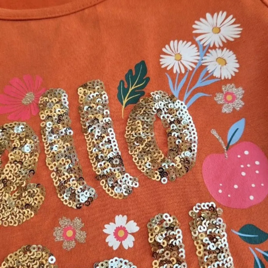 بلوز آجری پولک دوزی