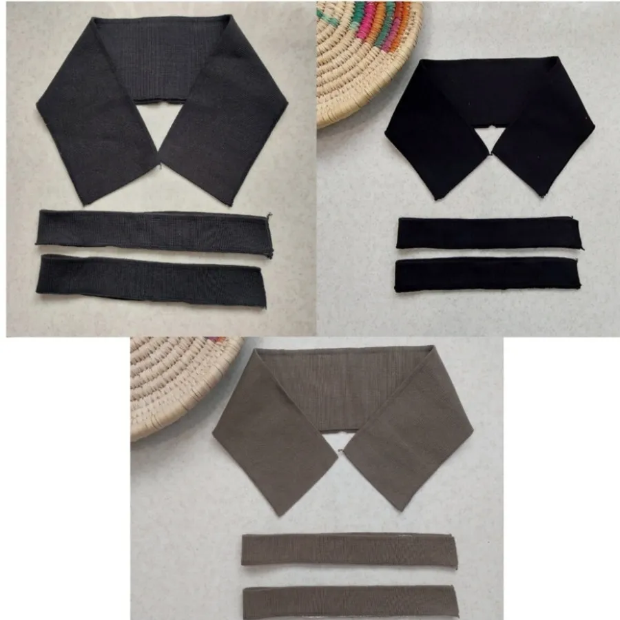 ست یقه آماده  و مچی