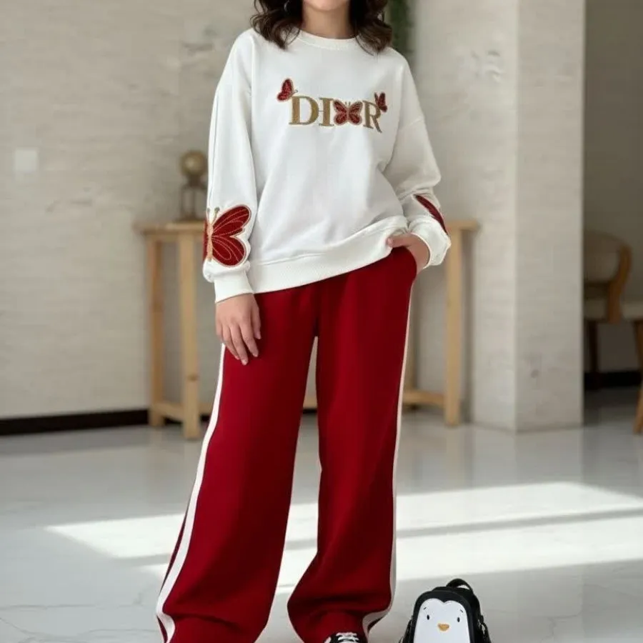 بلوز شلوار خونگی دخترانه