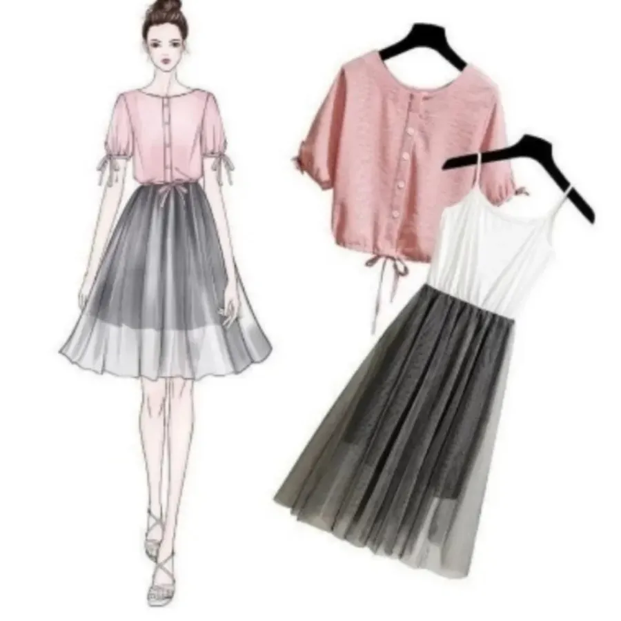 پیراهن دو تیکه پینترستی