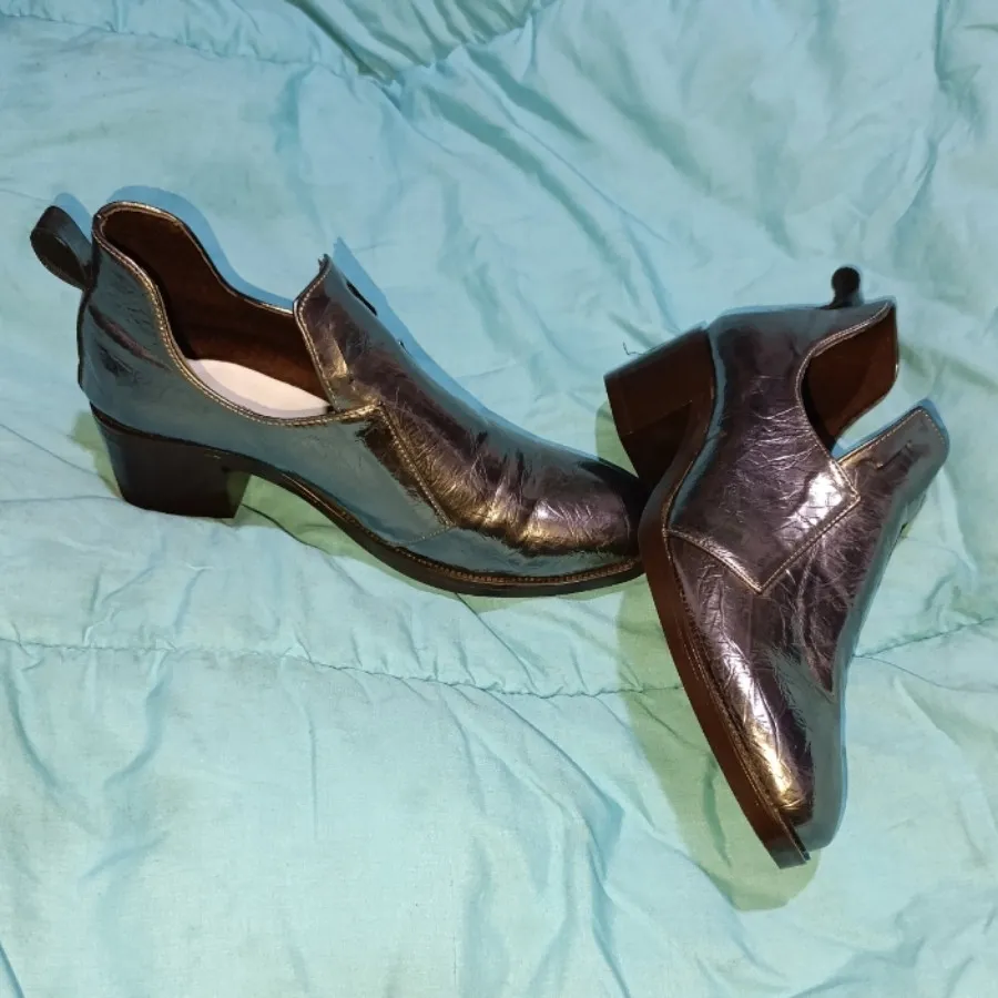 کفش مجلسی نقره ایی