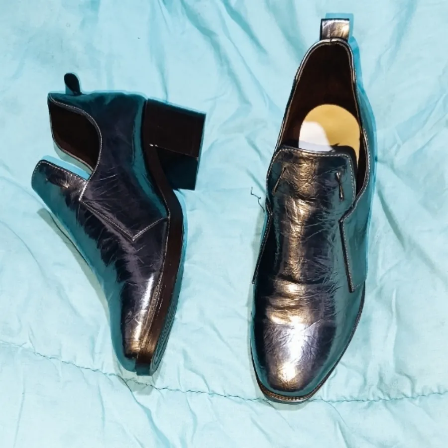 کفش مجلسی نقره ایی