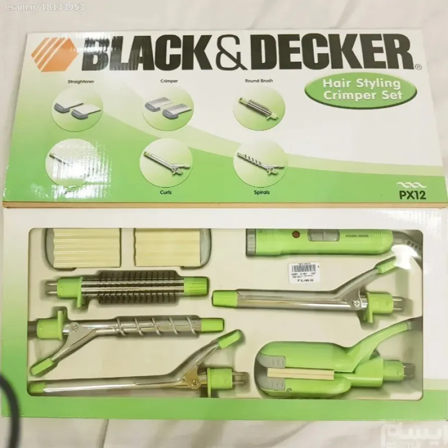 دستگاه فر و اتو مو