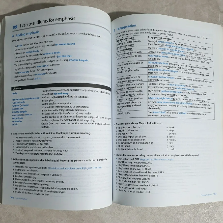 Ielts / in use / Idioms