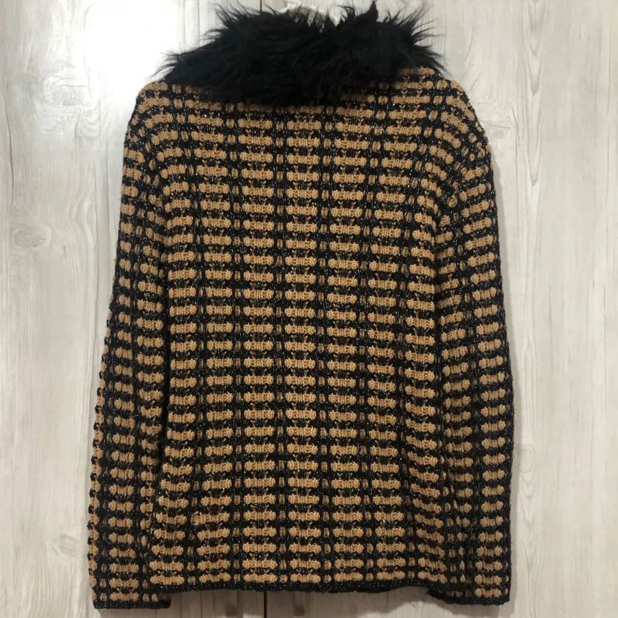 ژاکت بافت خزدار