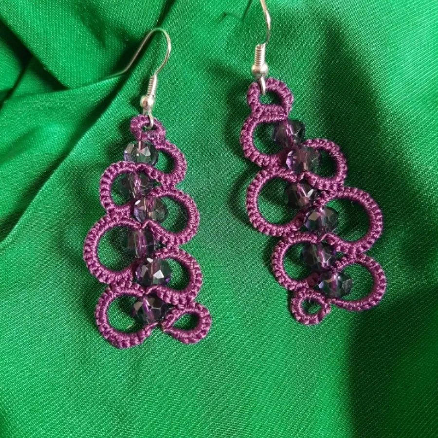 گوشواره گیپوردستبافت