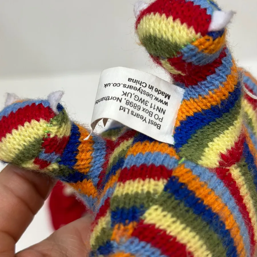 عروسک بافتنی جغجغه ای