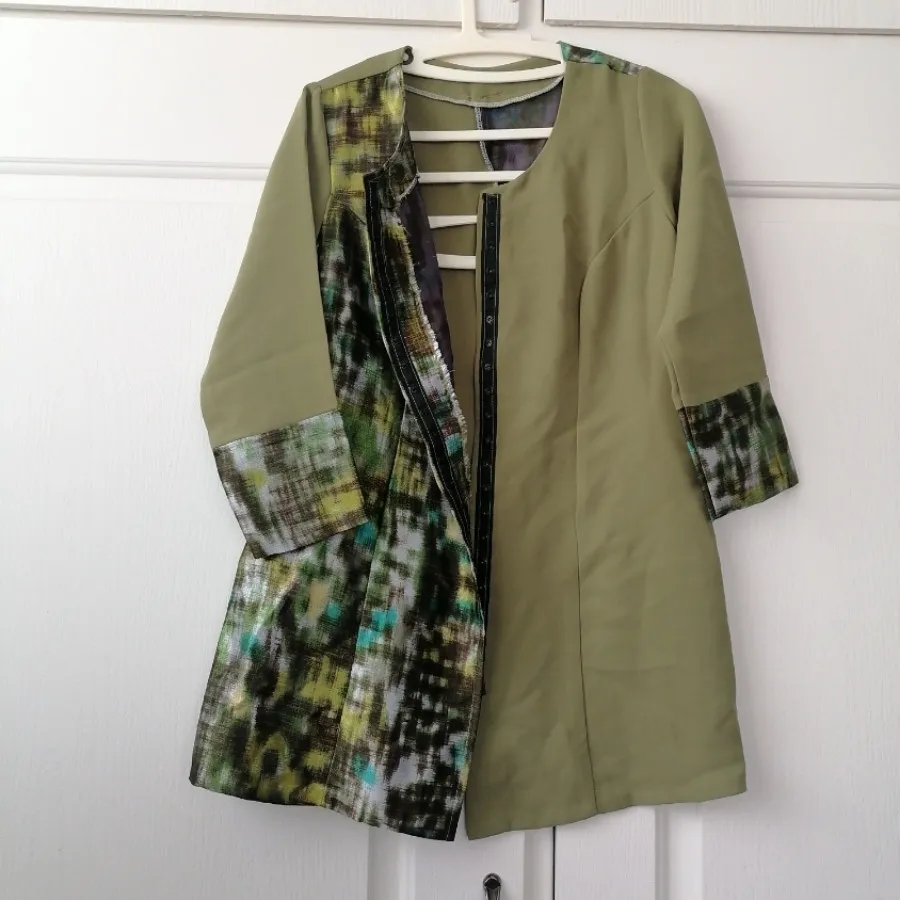 مانتو کتی کرپ و ژاکارد